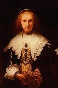 Rembrandt Peale Lady with a Fan oil painting on canvas
